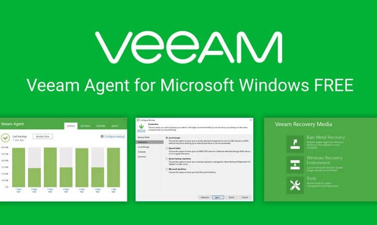 veeam agent for microsoft windows kurulumu