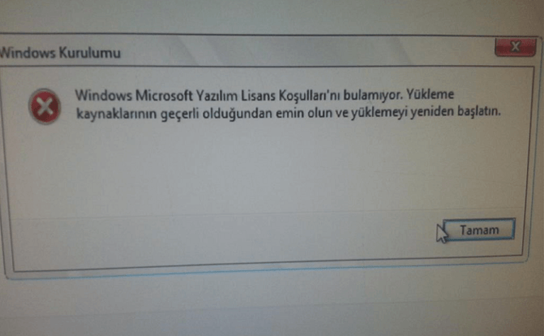 Windows Microsoft Yazılım Lisans Koşullarını Bulamıyor ? 2 windows-microsoft-yazilim-lisans-kosullarini-bulamiyor