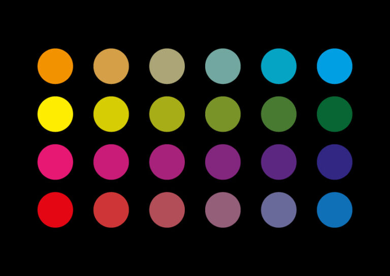 Illustrator Blend Tool İle Renk Geçişi ve Renk Paleti Oluşturma 15 Illustrator Blend Tool Ile Renk Gecisi ve Renk Paleti Olusturma