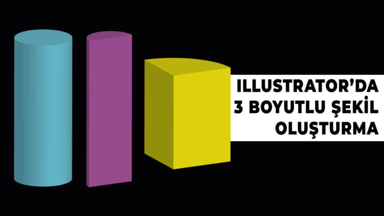 Illustrator Programında Silindir Şekli Nasıl Yapılır? 1 Illustrator Programinda Silindir Sekli Nasil Yapilir